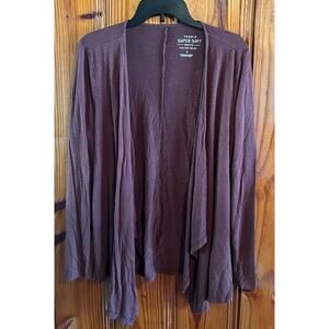 Women’s torrid super soft knits brown lightweight cardigan size 1x